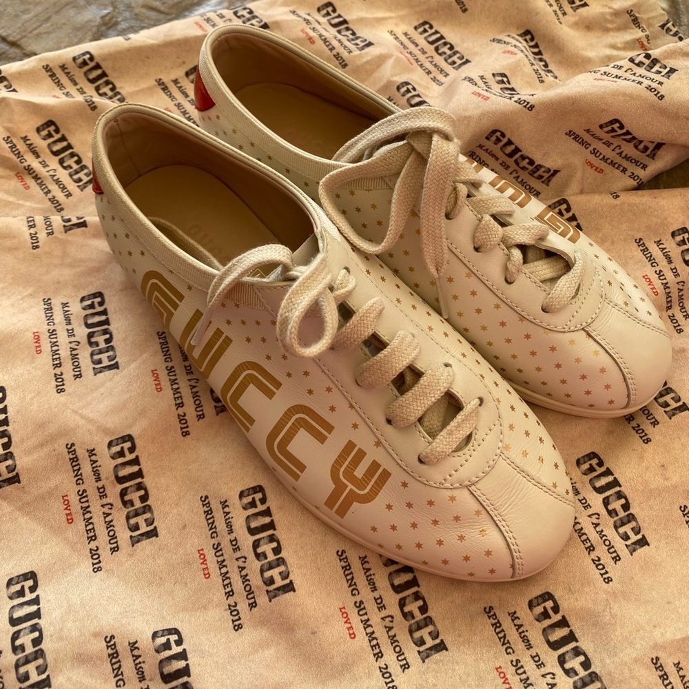 Authentic Gucci Sega Sneakers